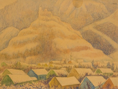 Landscape of Carkovia. Mountain