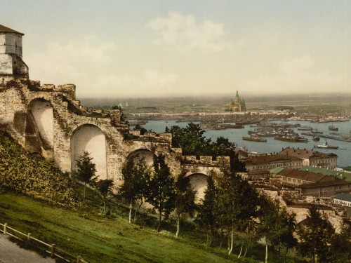 From the ramparts of the Kremlin, Nigni-Novgorod, Russia