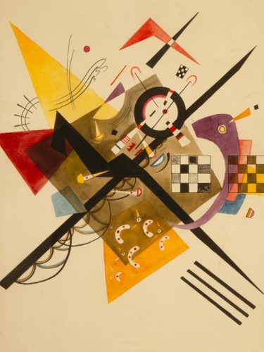 Study for Auf Weiss II