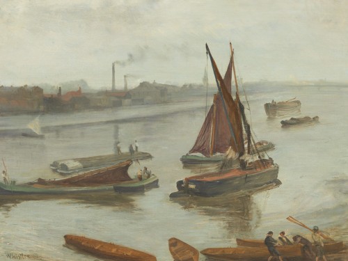 Grey and Silver Old Battersea Reach