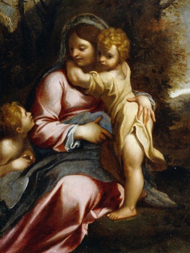 Madonna and Child with St John