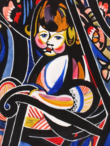 Child in Rocker