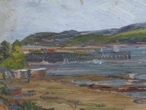 The Pier Monhegan Island Maine, 1914