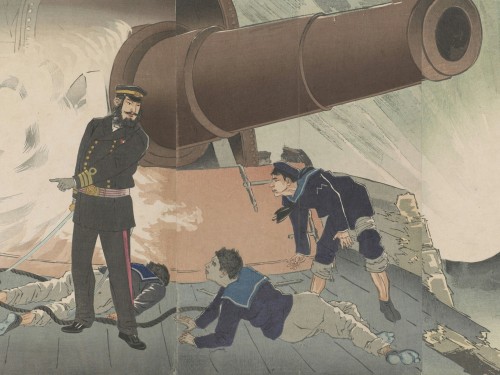 At the battle of the Yellow Sea