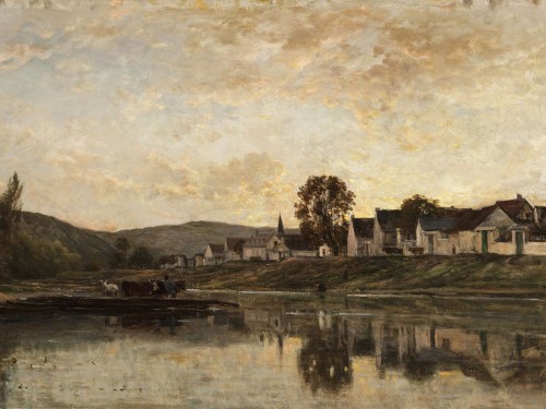 Ferry-Boat near Bonnieres-sur-Seine