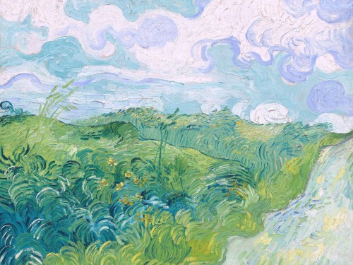 Зеленые пшеничные поля, 1890