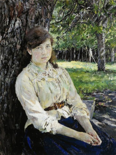 Девушка, освещенная солнцем