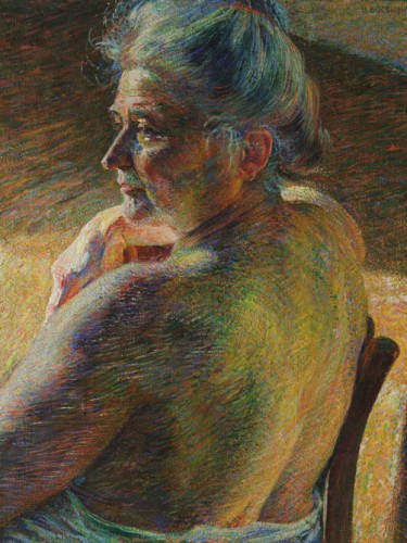 Nudo di spalle
