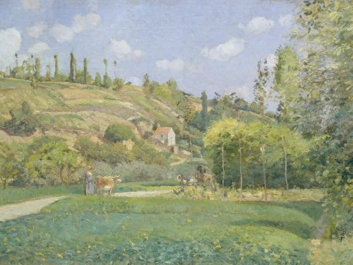 A Cowherd at Valhermeil, Auvers-sur-Oise
