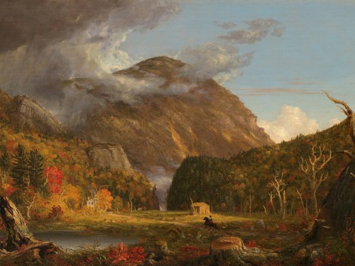 A View of the Mountain Pass Called the Notch
