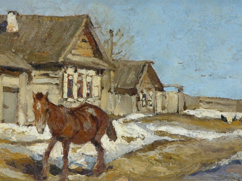 Зима в деревне