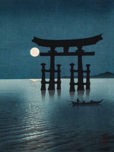 Shrine gate of miyajima
