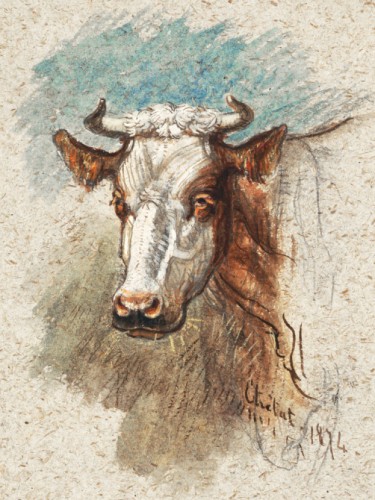 Head of a Cow, Etretat