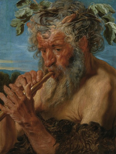 Satyr Playing a Flute