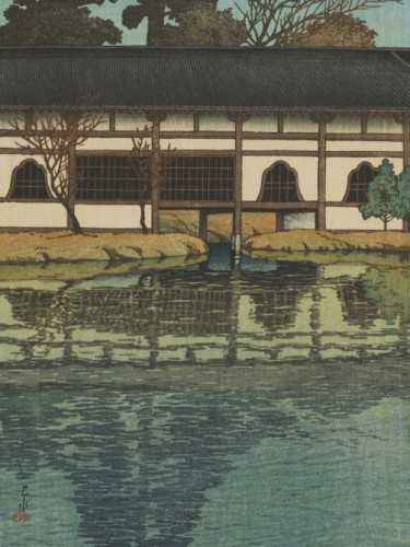 A section of the Byodo temple, Uji