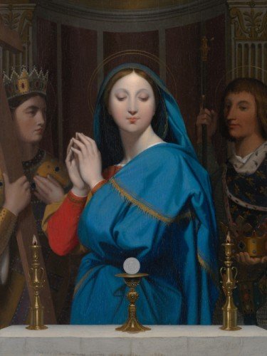 The Virgin Adoring the Host
