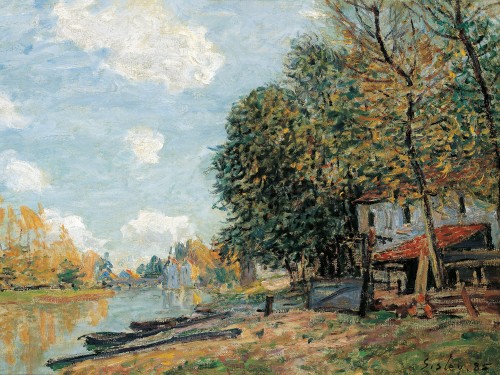 Moret The Banks of the River Loing, 1877