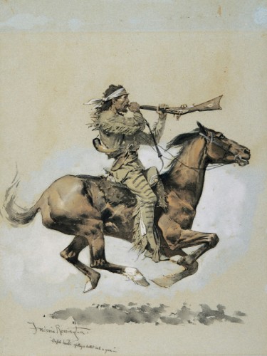 Buffalo Hunter Spitting a Bullet