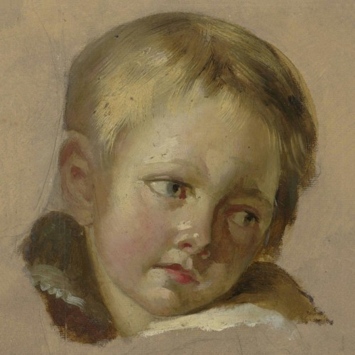 Schets van een kinderkopje