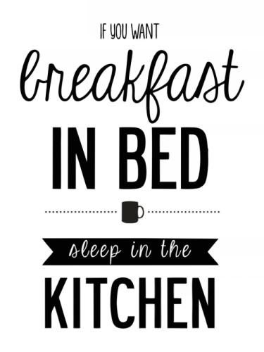 Breakfast in Bed