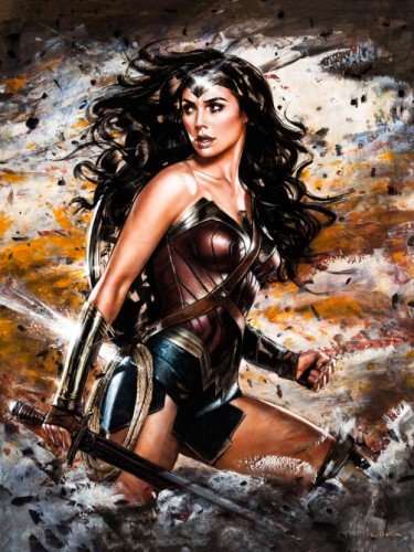 Amazon Warrior Gal Gadot as Wonder Woman