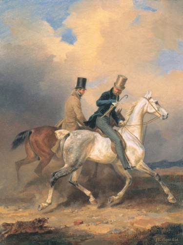 Prince Wilhelm in Company of the Artist