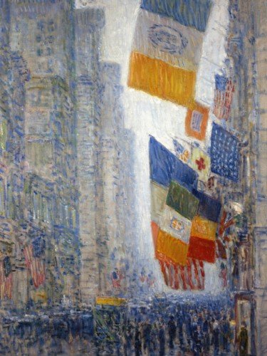 Lincolns Birthday Flags