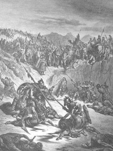 078. Combat between Soldiers of Ish-bosheth and David