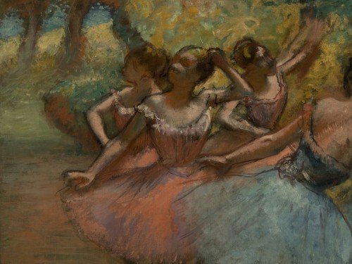 Four Ballet Dancer on Stage