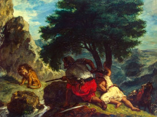 Lion Hunt in Morocco