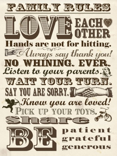 Family rules
