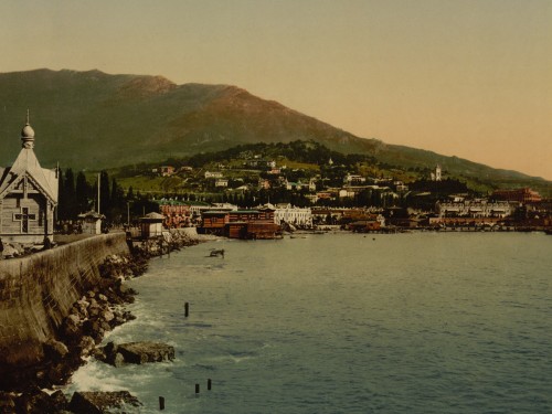 From the boulevard, Jalta, the Crimea, Russia