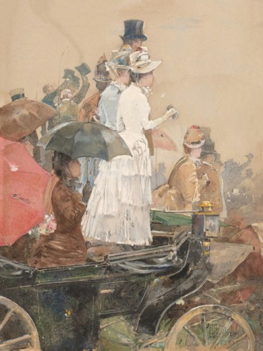 Spectators at the Grand Prix