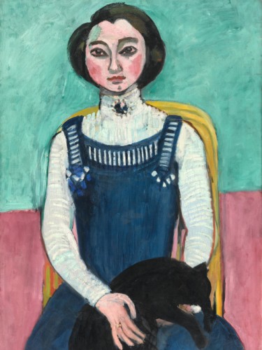 Картина Marguerite au chat noir, 1910