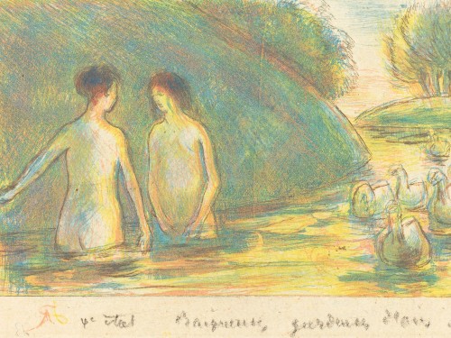 Baigneuses, gardeuses d'oies