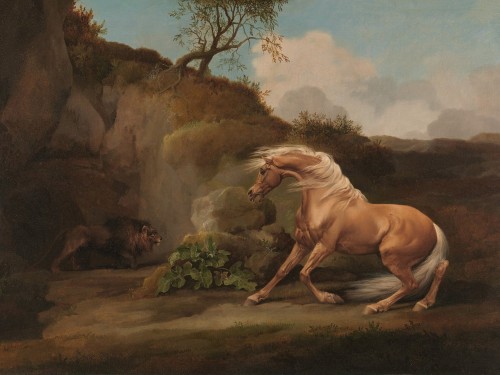 Horse Frightened by a Lion