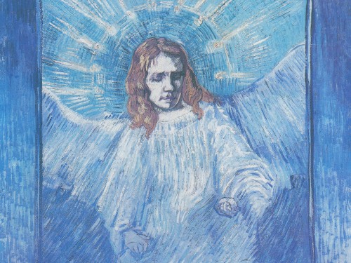 Half-figure of an Angel