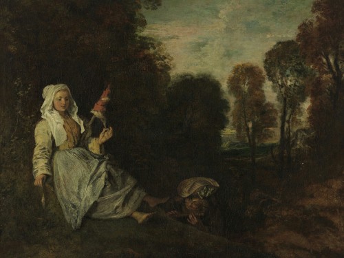 Evening Landscape with Spinner