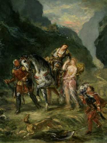 Angelica and the wounded Medoro