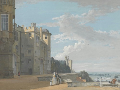 The North Terrace, Windsor Castle, Looking West