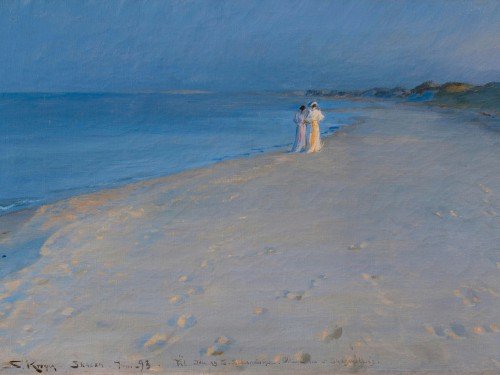 Summer evening at the South Beach