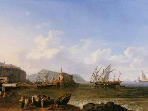 Blick auf Lipari und Stromboli