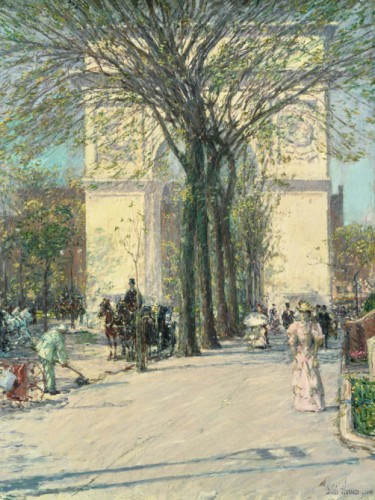 Washington Arch, Spring