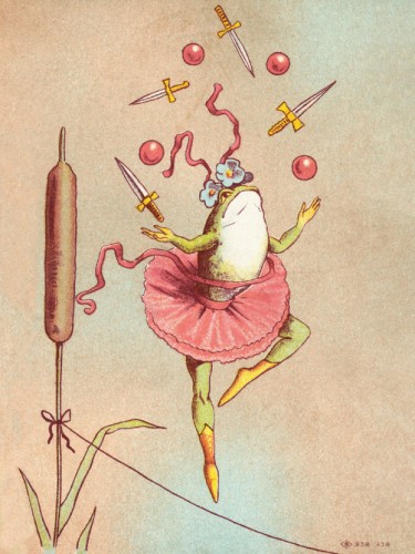 Vintage frog