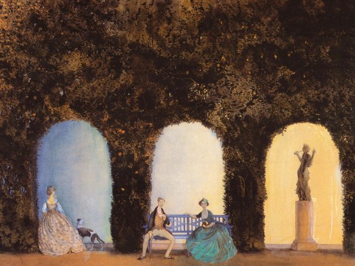 В боскете, 1899