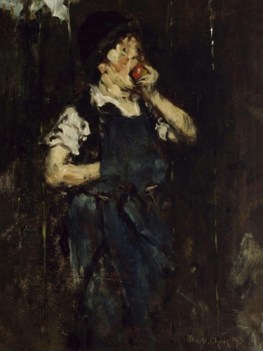 The Apprentice. Boy with Apple