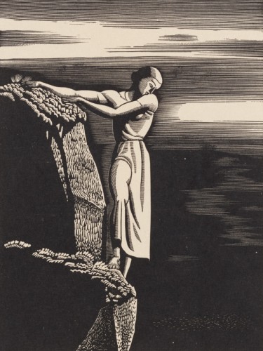 Girl On A Cliff