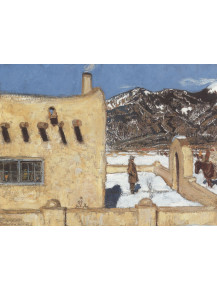 Картина Des Künstlers Wohnung in Taos, 1925