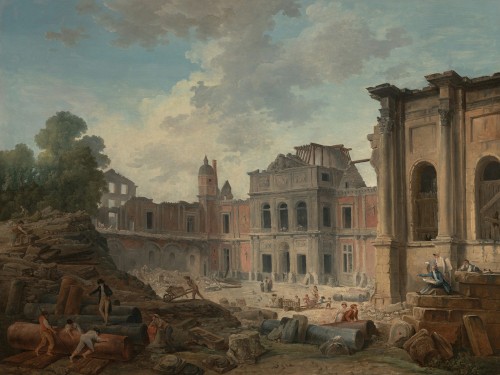 Demolition of the Chteau of Meudon