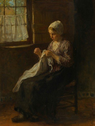 The young seamstress